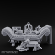 Opulent Noble's Lounge Set Miniature for Dungeons and Dragons, Pathfinder or other TTRPGs