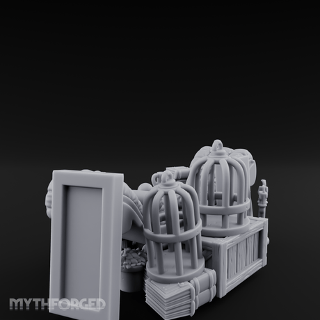 Opulent Noble's Lounge Set Miniature for Dungeons and Dragons, Pathfinder or other TTRPGs