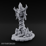 Necrotic Spell Totem Miniature for Dungeons and Dragons, Pathfinder or other TTRPGs