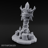 Necrotic Spell Totem Miniature for Dungeons and Dragons, Pathfinder or other TTRPGs