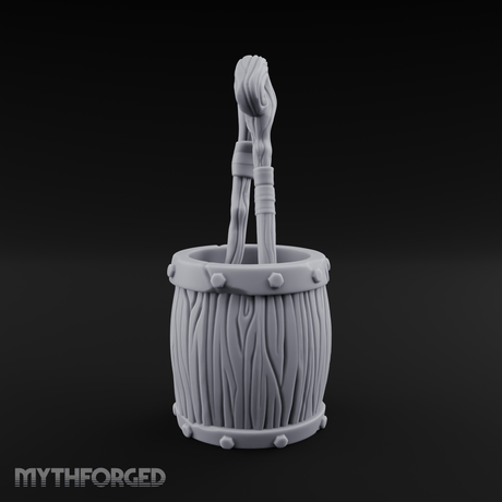 Wizard's Staff Barrel Miniature for Dungeons and Dragons, Pathfinder or other TTRPGs