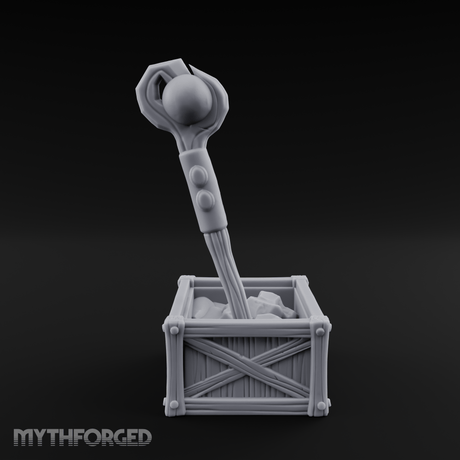 Enchanted Wizard Staff Crate Miniature for Dungeons and Dragons, Pathfinder or other TTRPGs