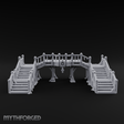 Dual-Staircase Overlook Miniature for Dungeons and Dragons, Pathfinder or other TTRPGs