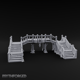 Dual-Staircase Overlook Miniature for Dungeons and Dragons, Pathfinder or other TTRPGs