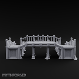 Dual-Staircase Overlook Miniature for Dungeons and Dragons, Pathfinder or other TTRPGs