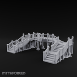 Dual-Staircase Overlook Miniature for Dungeons and Dragons, Pathfinder or other TTRPGs