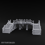 Dual-Staircase Overlook Miniature for Dungeons and Dragons, Pathfinder or other TTRPGs