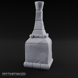 Bread-Filled Stone Baker’s Oven Miniature for Dungeons and Dragons, Pathfinder or other TTRPGs