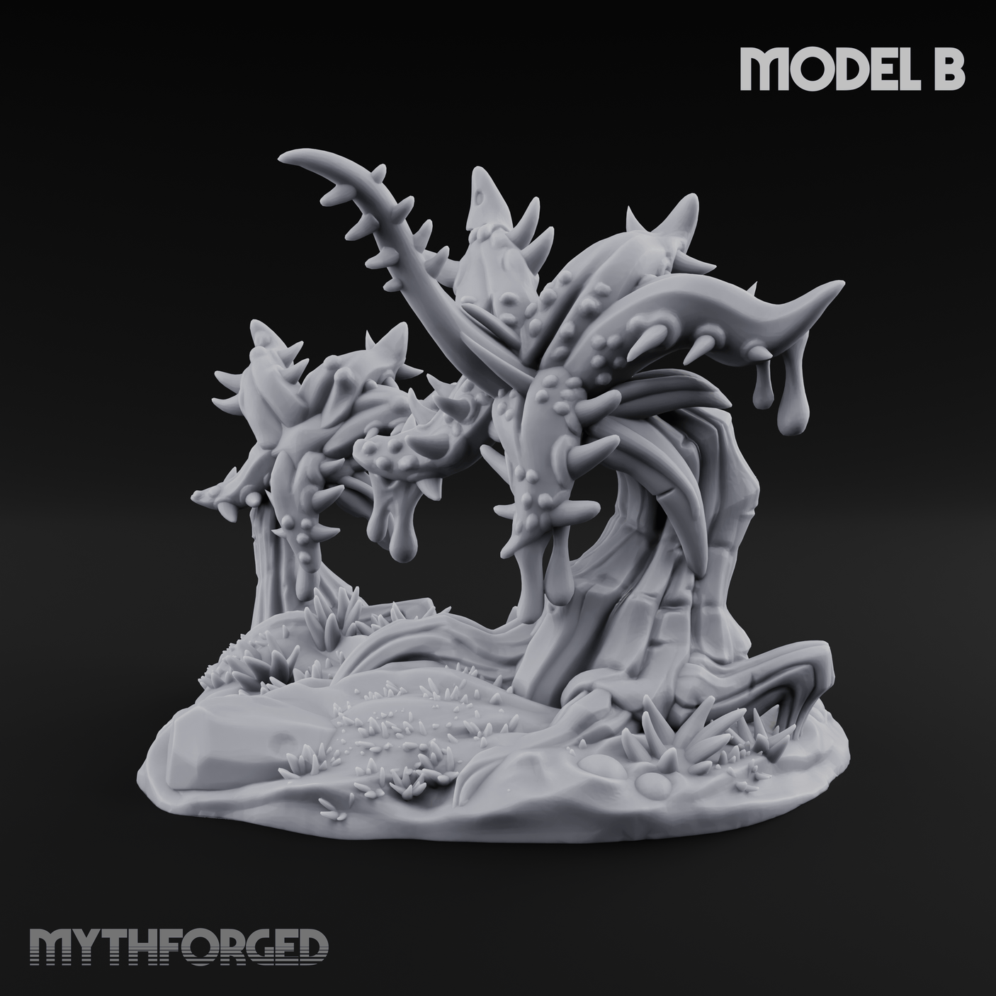 Spongy Swamp Flora B Miniature for Dungeons and Dragons, Pathfinder or other TTRPGs