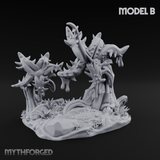 Spongy Swamp Flora B Miniature for Dungeons and Dragons, Pathfinder or other TTRPGs