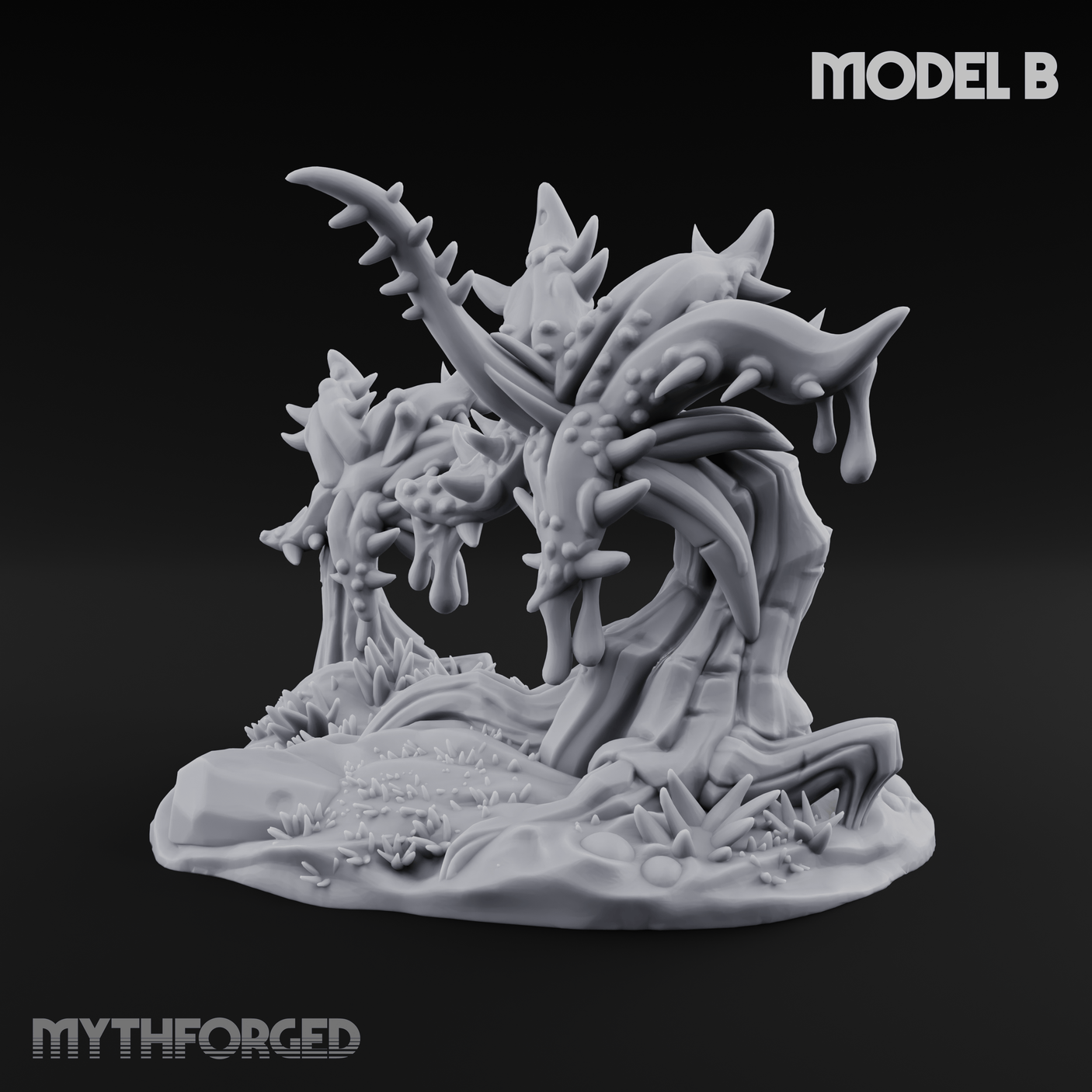 Spongy Swamp Flora B Miniature for Dungeons and Dragons, Pathfinder or other TTRPGs