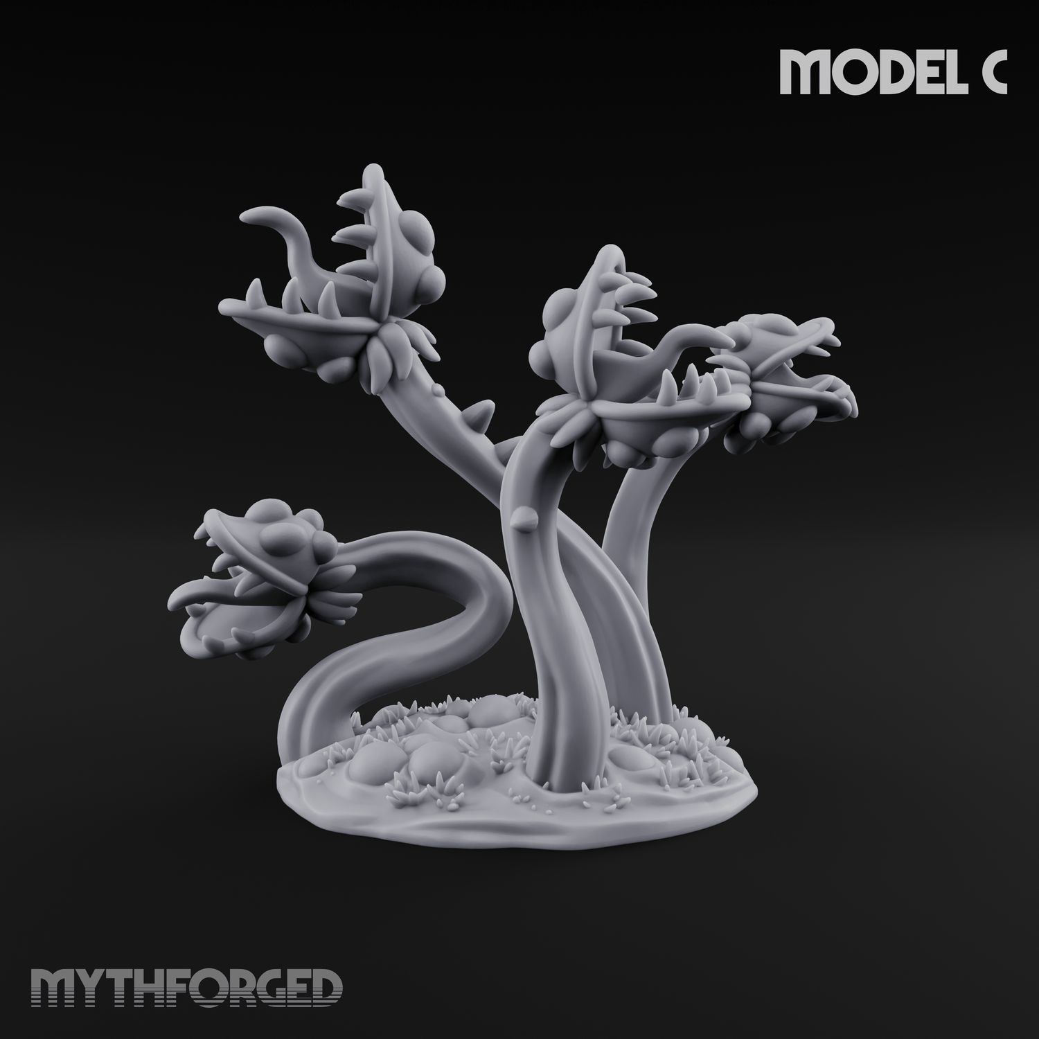 Spongy Swamp Flora C Miniature for Dungeons and Dragons, Pathfinder or other TTRPGs