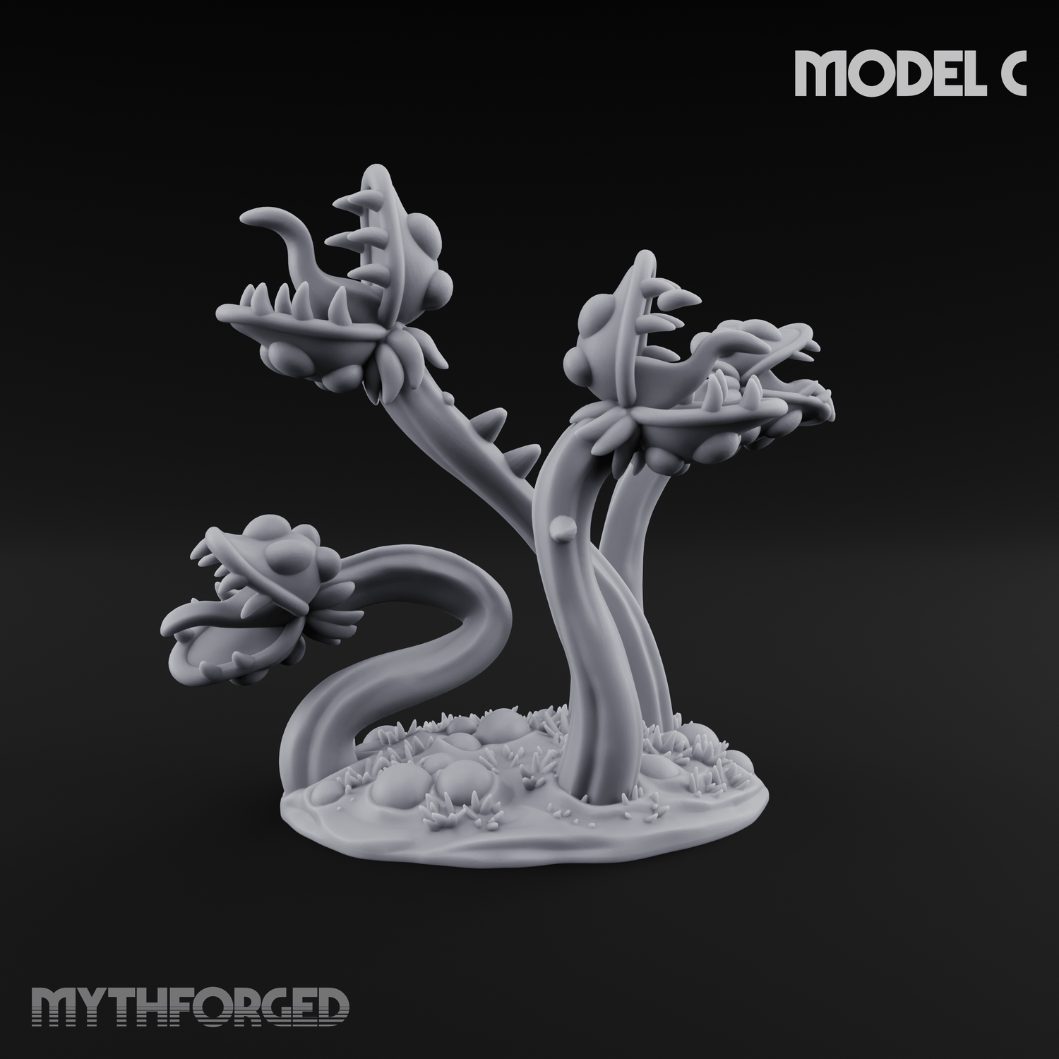 Spongy Swamp Flora C Miniature for Dungeons and Dragons, Pathfinder or other TTRPGs