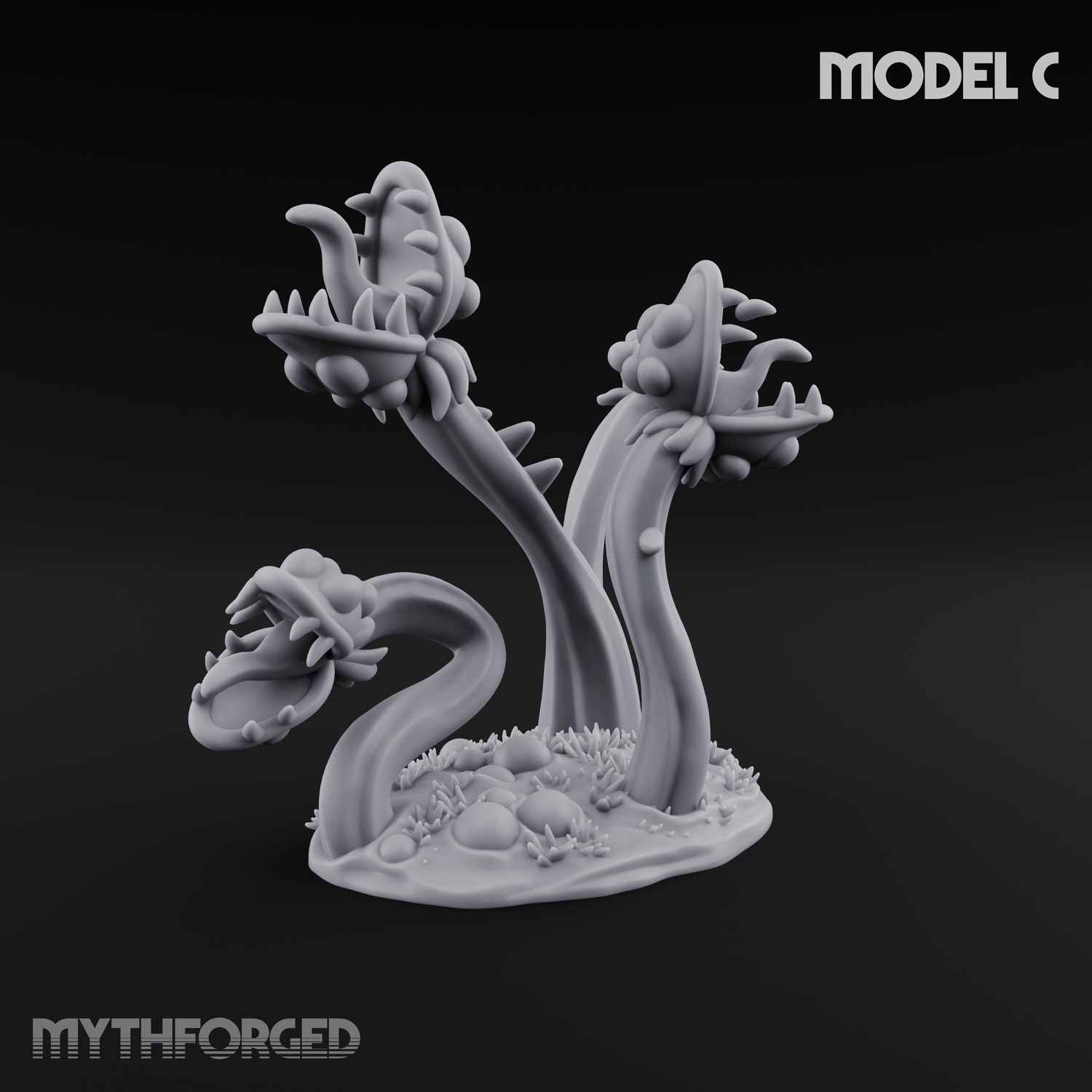 Spongy Swamp Flora C Miniature for Dungeons and Dragons, Pathfinder or other TTRPGs