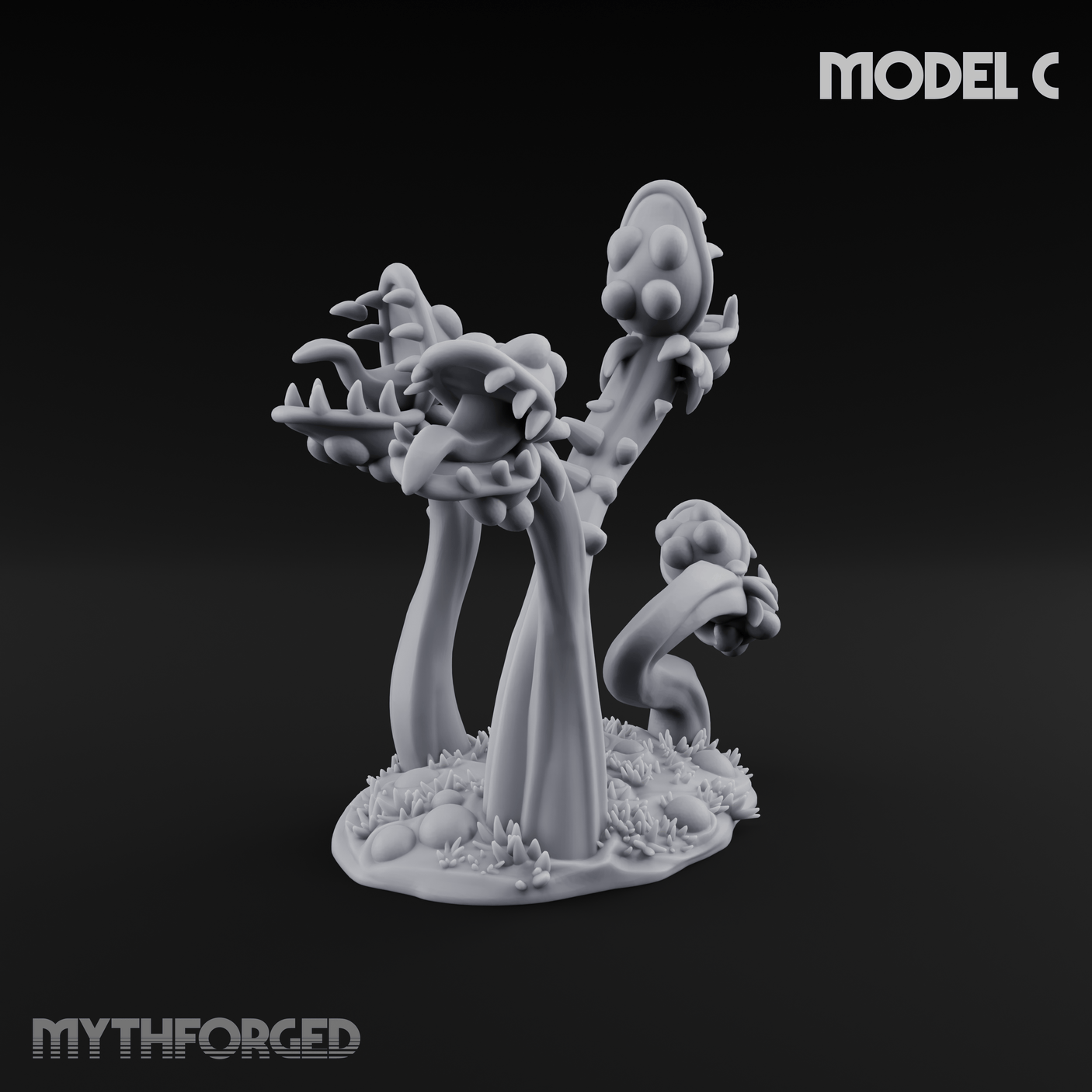Spongy Swamp Flora C Miniature for Dungeons and Dragons, Pathfinder or other TTRPGs