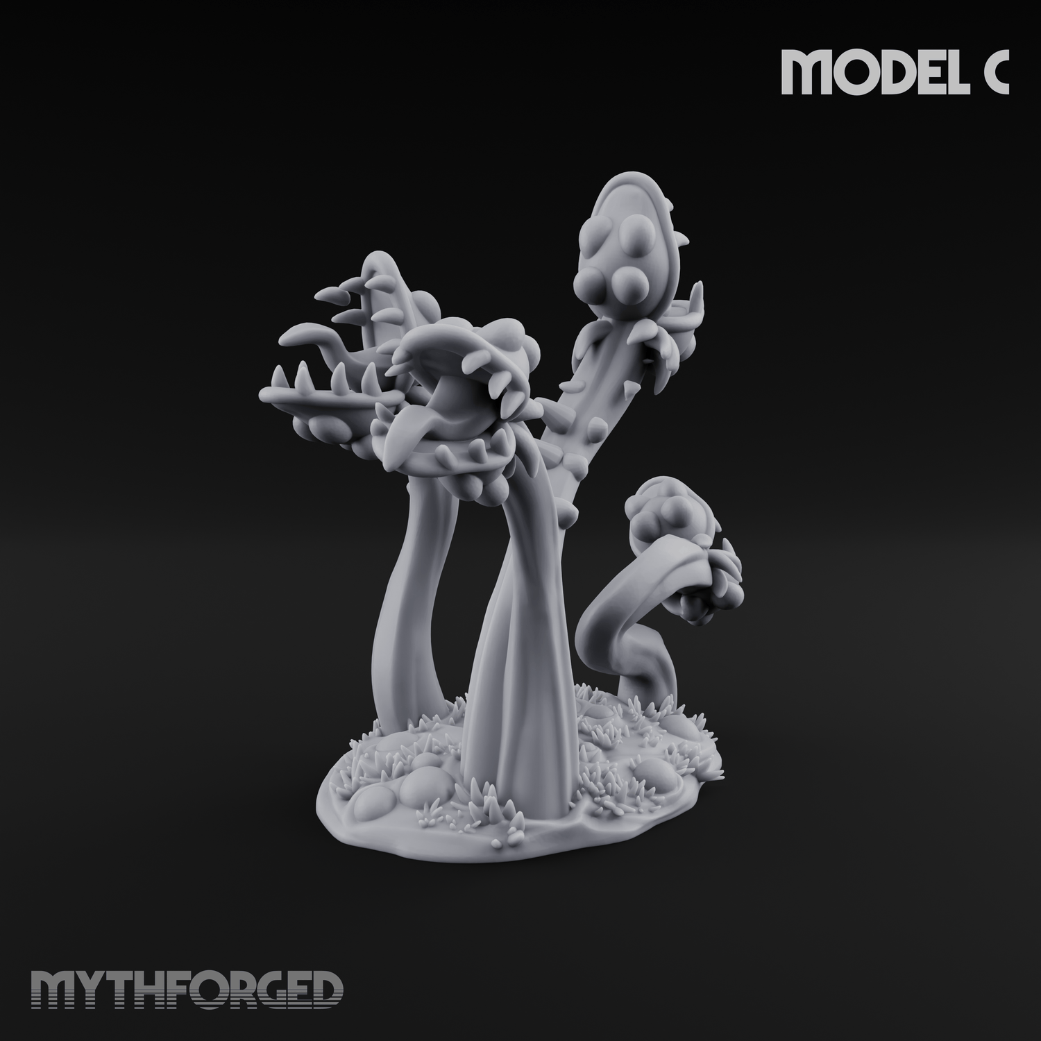 Spongy Swamp Flora C Miniature for Dungeons and Dragons, Pathfinder or other TTRPGs