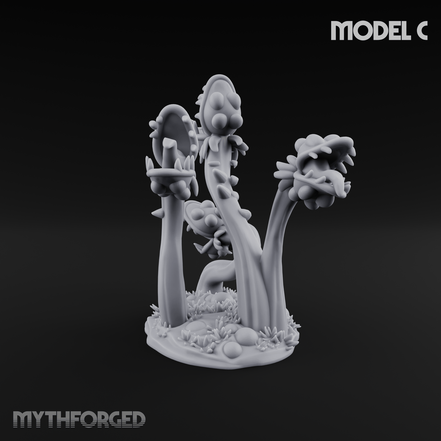 Spongy Swamp Flora C Miniature for Dungeons and Dragons, Pathfinder or other TTRPGs