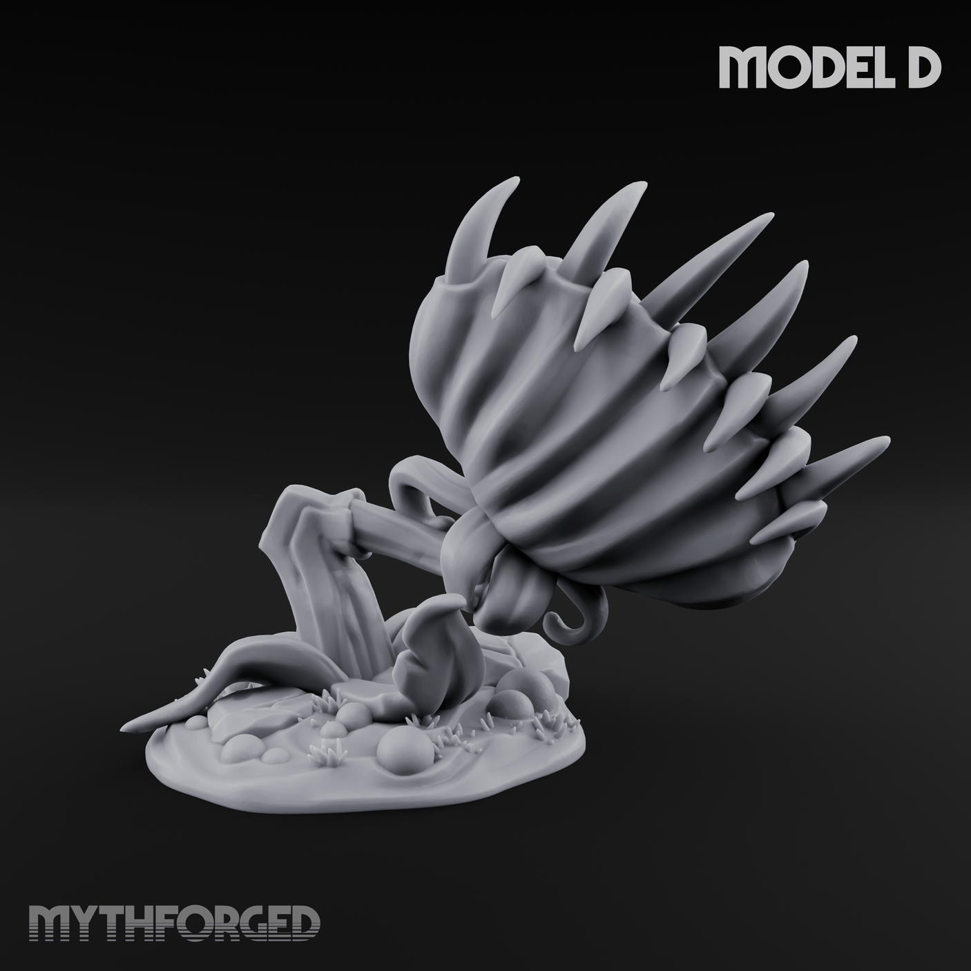 Spongy Swamp Flora D Miniature for Dungeons and Dragons, Pathfinder or other TTRPGs