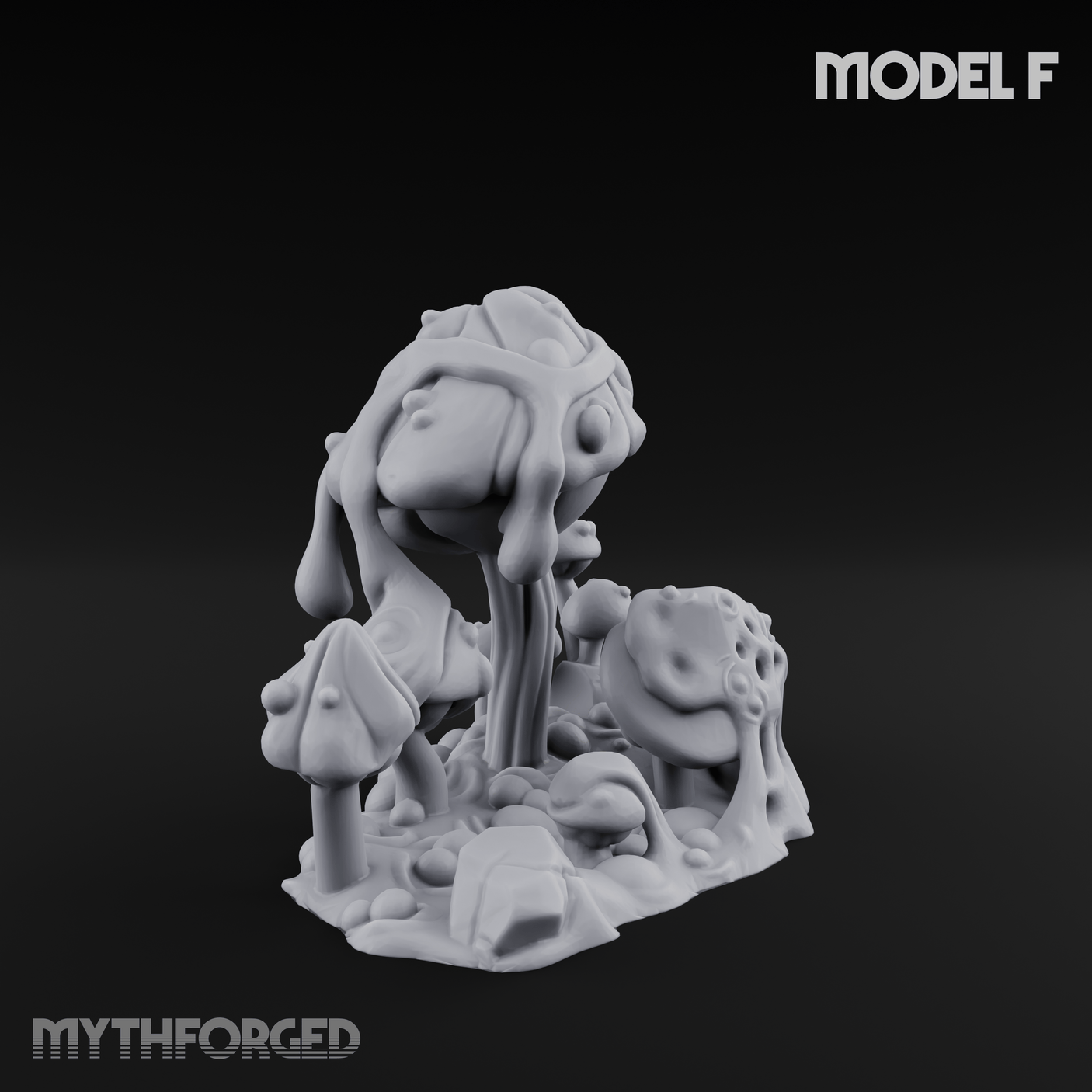 Spongy Swamp Flora F Miniature for Dungeons and Dragons, Pathfinder or other TTRPGs