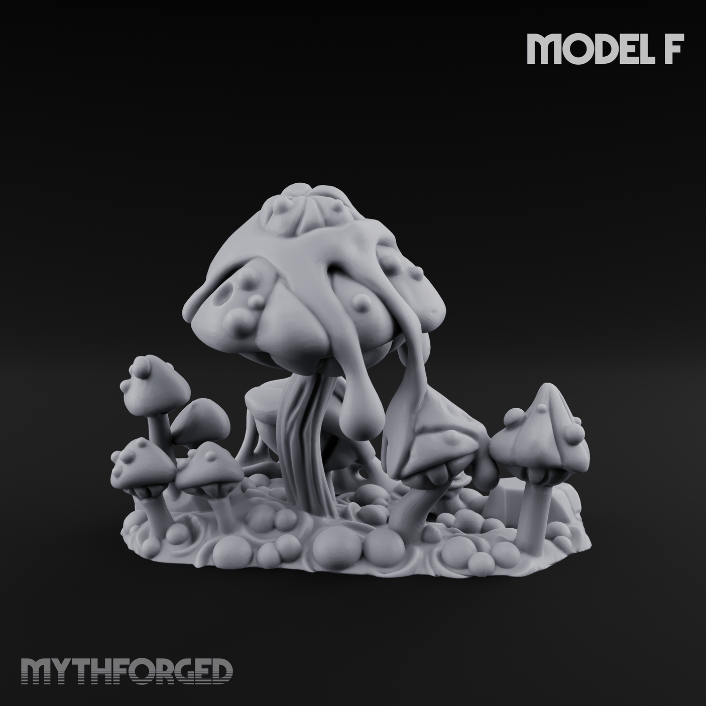 Spongy Swamp Flora F Miniature for Dungeons and Dragons, Pathfinder or other TTRPGs