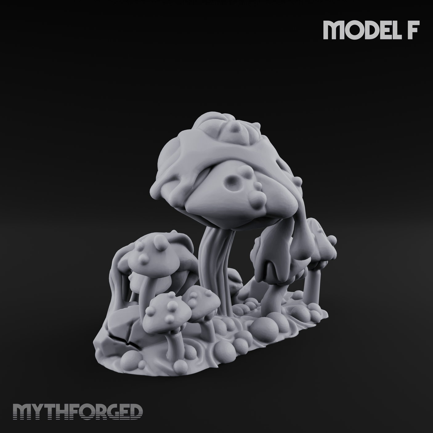 Spongy Swamp Flora F Miniature for Dungeons and Dragons, Pathfinder or other TTRPGs