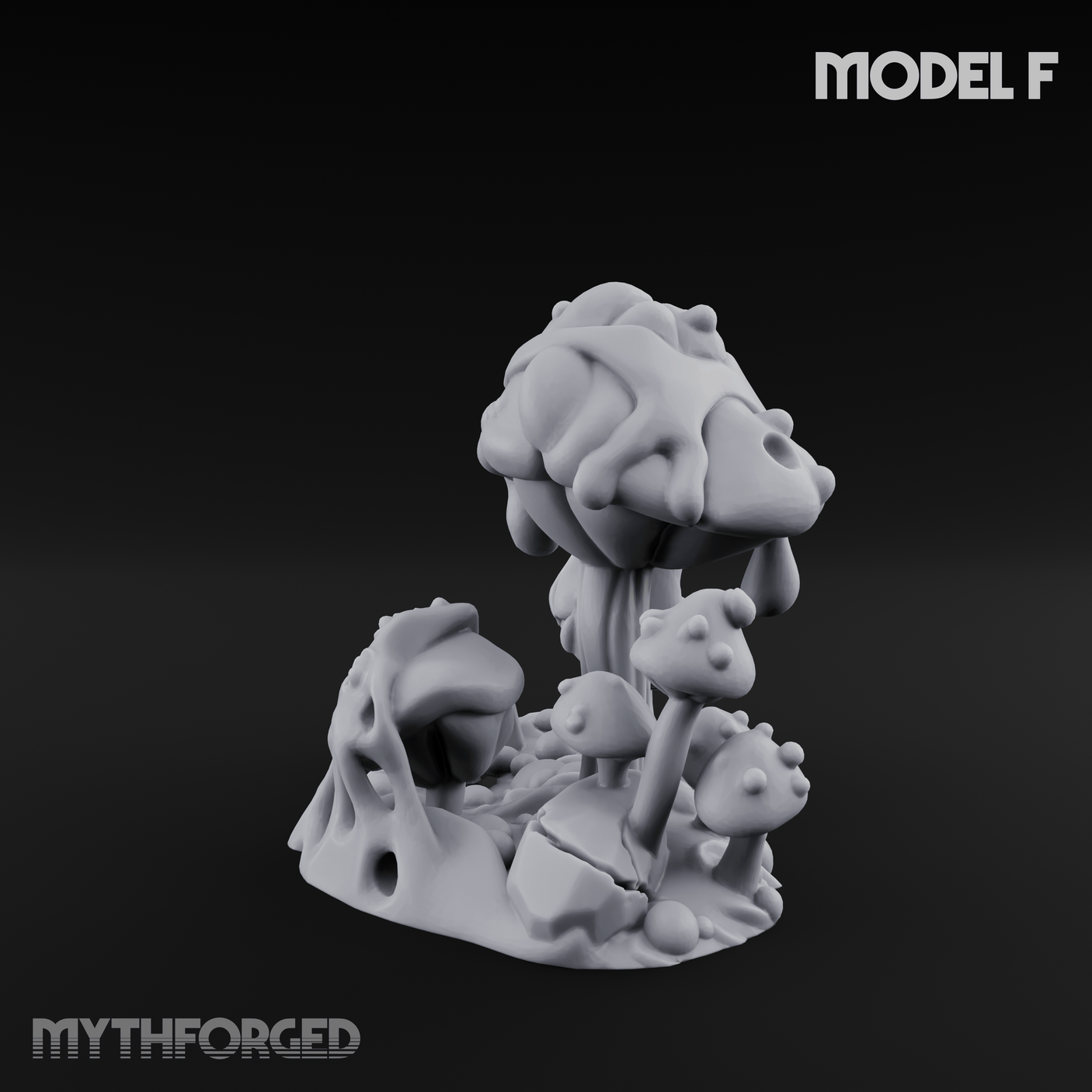 Spongy Swamp Flora F Miniature for Dungeons and Dragons, Pathfinder or other TTRPGs