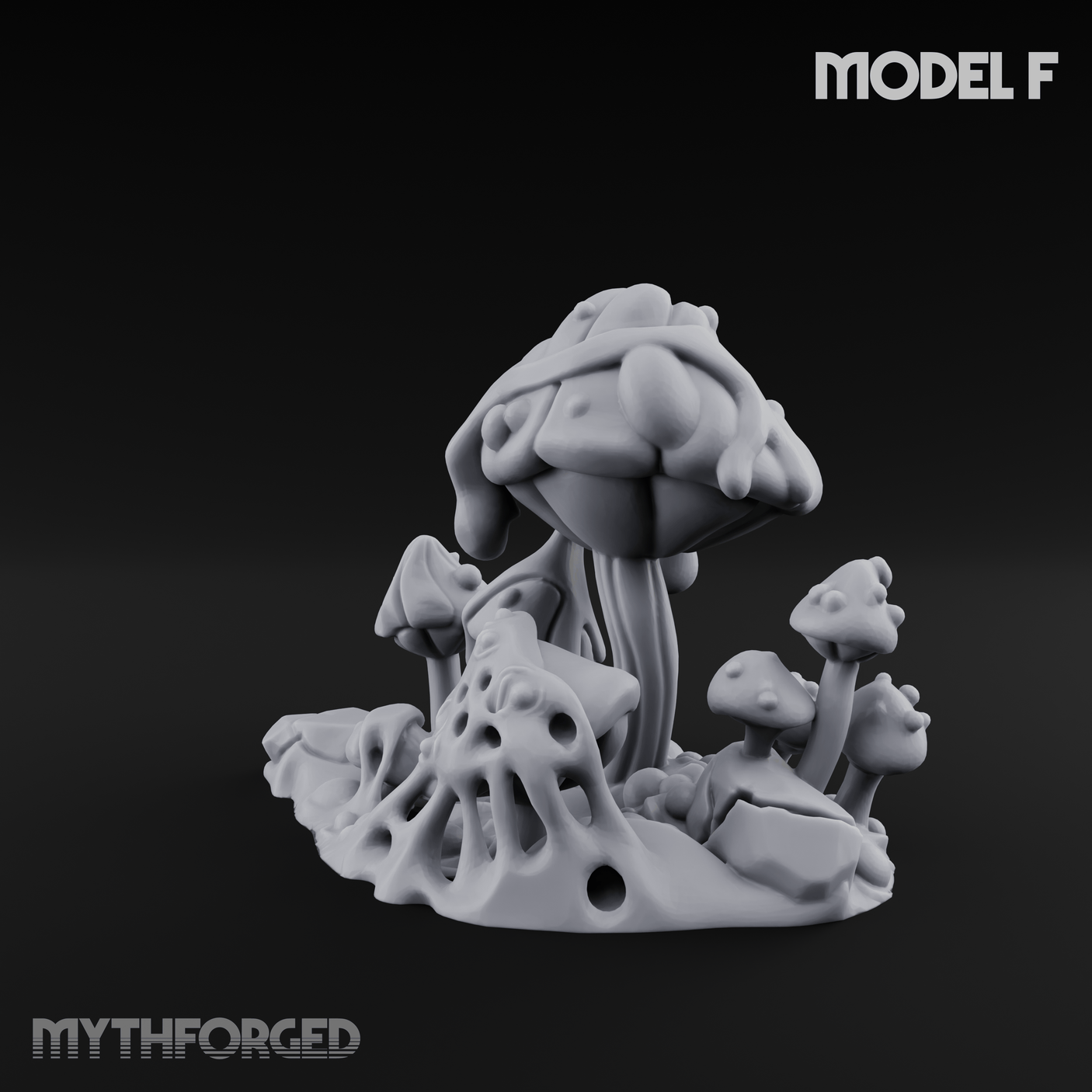 Spongy Swamp Flora F Miniature for Dungeons and Dragons, Pathfinder or other TTRPGs