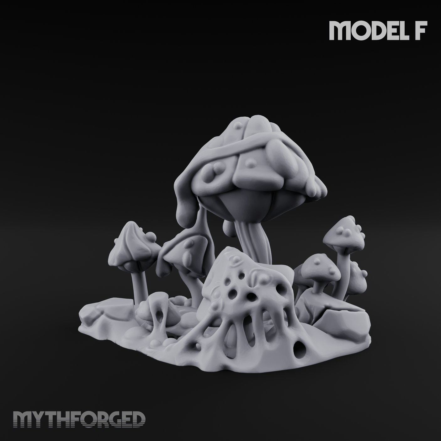 Spongy Swamp Flora F Miniature for Dungeons and Dragons, Pathfinder or other TTRPGs