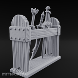 Ceremonial-Display Weapon Rack Miniature for Dungeons and Dragons, Pathfinder or other TTRPGs