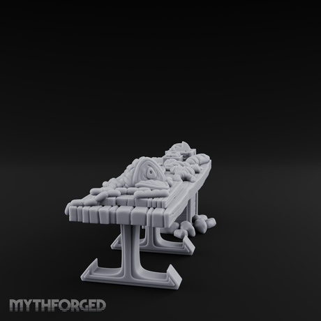 Bountiful Baker's Prep Table Miniature for Dungeons and Dragons, Pathfinder or other TTRPGs