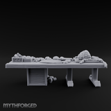 Bountiful Baker's Prep Table Miniature for Dungeons and Dragons, Pathfinder or other TTRPGs