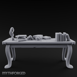 Curator's Artifact Display Table Miniature for Dungeons and Dragons, Pathfinder or other TTRPGs