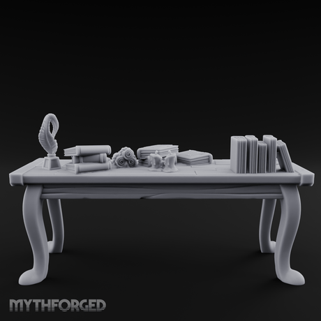 Curator's Artifact Display Table Miniature for Dungeons and Dragons, Pathfinder or other TTRPGs