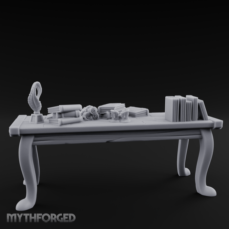 Curator's Artifact Display Table Miniature for Dungeons and Dragons, Pathfinder or other TTRPGs
