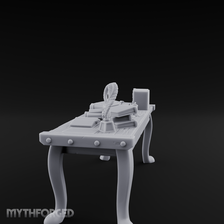Curator's Artifact Display Table Miniature for Dungeons and Dragons, Pathfinder or other TTRPGs