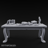 Curator's Artifact Display Table Miniature for Dungeons and Dragons, Pathfinder or other TTRPGs