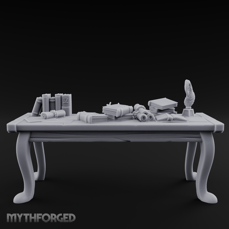 Curator's Artifact Display Table Miniature for Dungeons and Dragons, Pathfinder or other TTRPGs