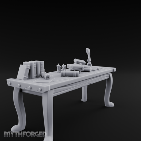 Curator's Artifact Display Table Miniature for Dungeons and Dragons, Pathfinder or other TTRPGs