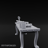 Curator's Artifact Display Table Miniature for Dungeons and Dragons, Pathfinder or other TTRPGs