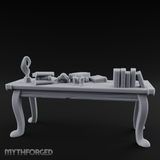 Curator's Artifact Display Table Miniature for Dungeons and Dragons, Pathfinder or other TTRPGs