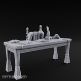 Scholar's Display Table Miniature for Dungeons and Dragons, Pathfinder or other TTRPGs