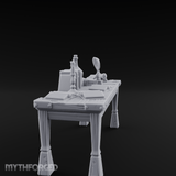 Scholar's Display Table Miniature for Dungeons and Dragons, Pathfinder or other TTRPGs