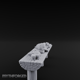 Feast-Laden Tavern Food Table Miniature for Dungeons and Dragons, Pathfinder or other TTRPGs
