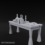 Scholar's Display Table Miniature for Dungeons and Dragons, Pathfinder or other TTRPGs