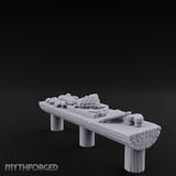 Feast-Laden Tavern Food Table Miniature for Dungeons and Dragons, Pathfinder or other TTRPGs