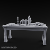 Scholar's Display Table Miniature for Dungeons and Dragons, Pathfinder or other TTRPGs