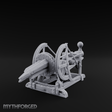 Rigged Siege Telescope Miniature for Dungeons and Dragons, Pathfinder or other TTRPGs