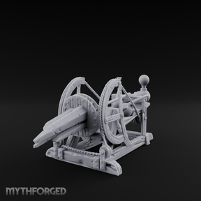 Rigged Siege Telescope Miniature for Dungeons and Dragons, Pathfinder or other TTRPGs