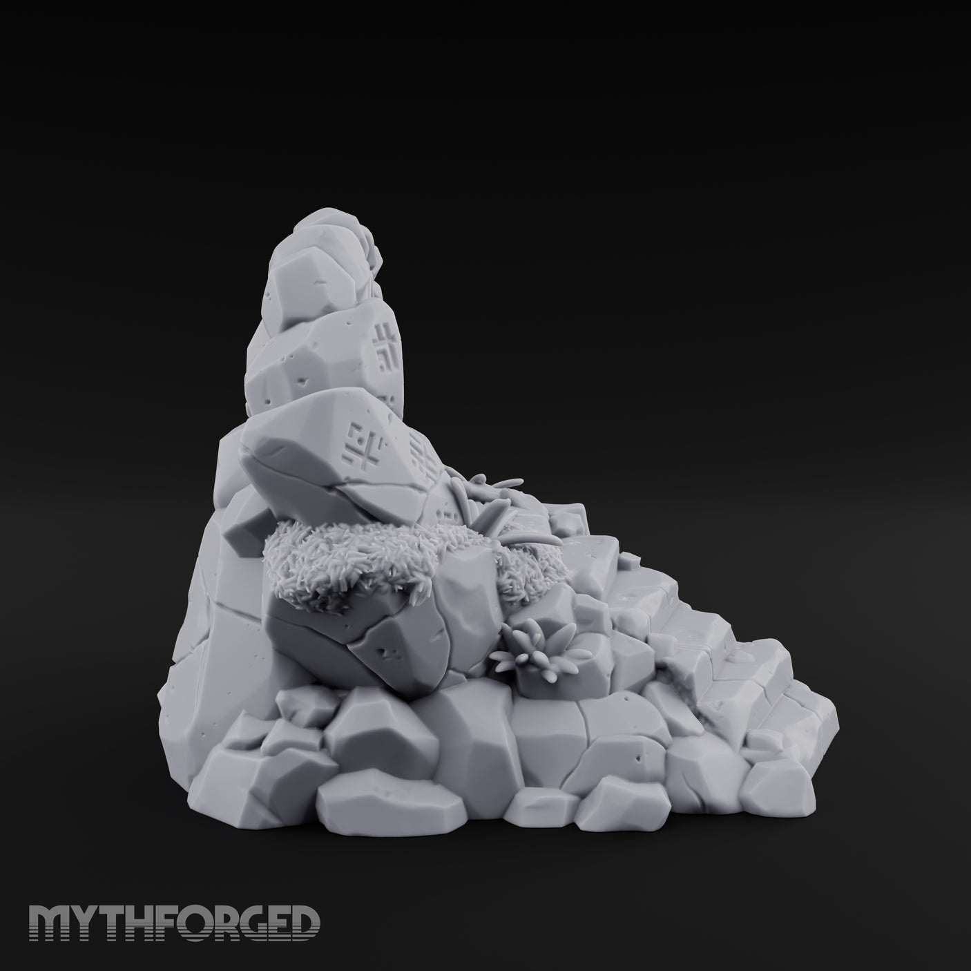 Swirling Runestone Portal Miniature for Dungeons and Dragons, Pathfinder or other TTRPGs
