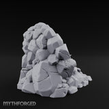 Swirling Runestone Portal Miniature for Dungeons and Dragons, Pathfinder or other TTRPGs